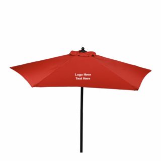 7 ft. Printed New Steel Market Patio Umbrellas