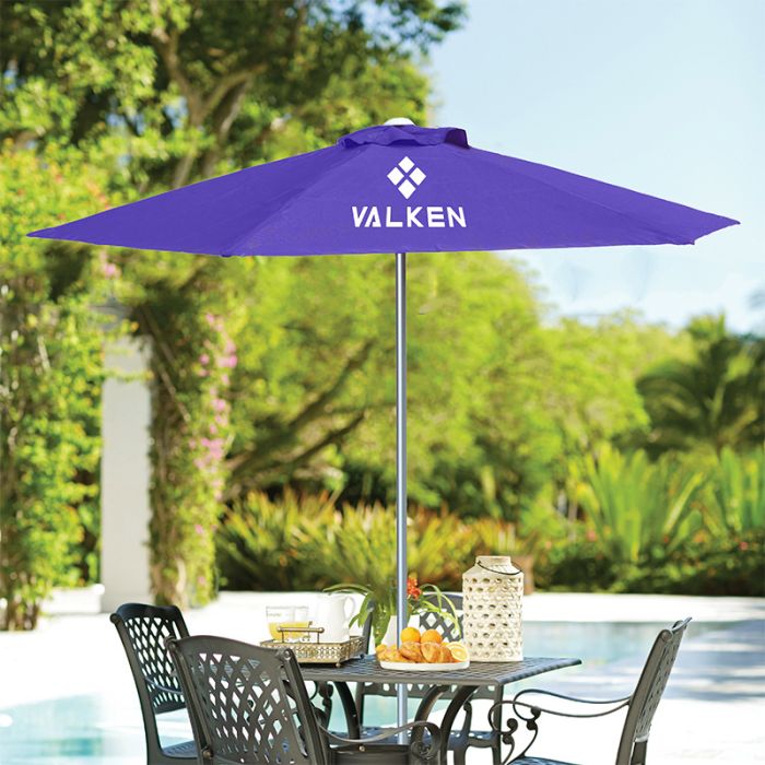 7 ft. Custom Printed New Steel Market Patio Umbrellas