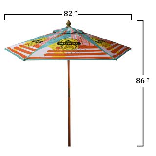 7 Ft Full Color Market Umbrellas