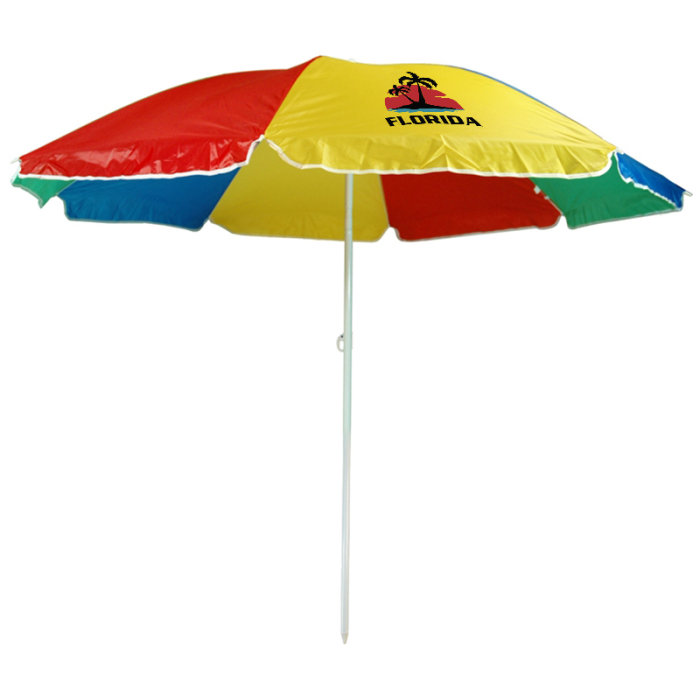 6 ft. Arc Customized Economy Beach Umbrella