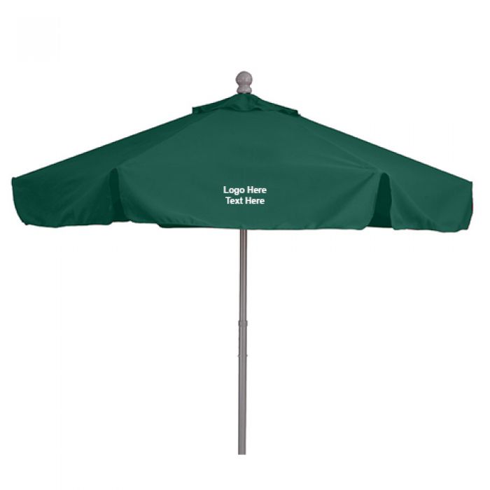 9 ft. Personalized Aluminum Pole Fiberglass Rib Market Umbrellas