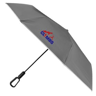 46 Inch Arc Reflective Umbrellas with Carabiner Handles