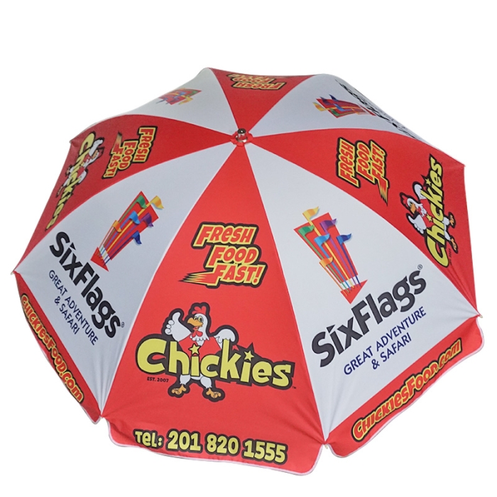 Custom Printed 8 Ft Patio Umbrellas