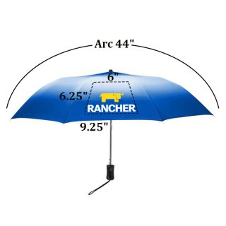 Shed Rain™ 44 Inch Arc Ombre Auto-Open Compact...