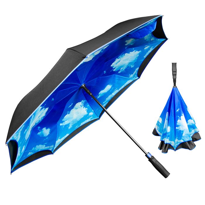 Promotional The Blue Sky and Clouds Inverted Umbrellas