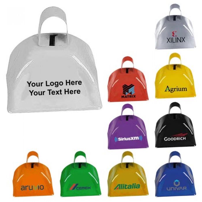 3 Inch Promotional Logo Metal Cowbells