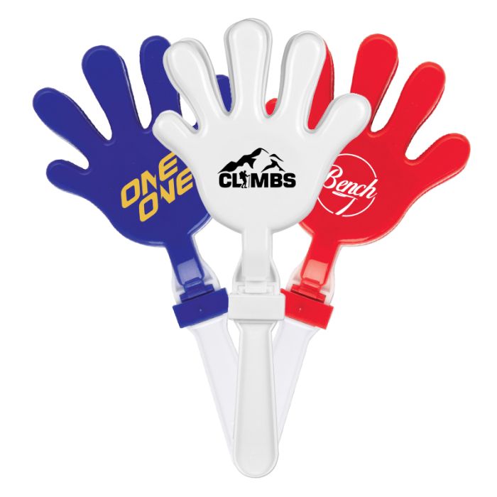 7 Inch Custom Imprinted Hand Klappers