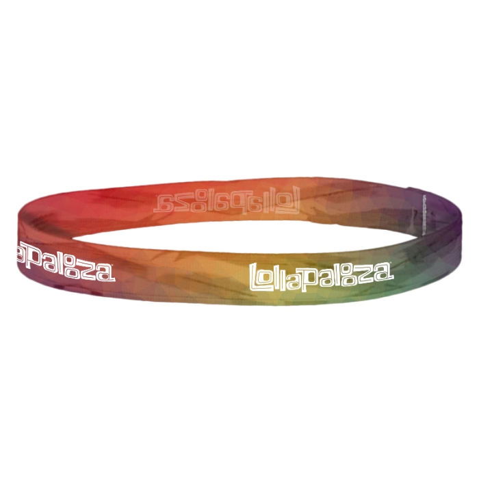 Promotional 1/2 Inch Wide Elastic Wrist Bands