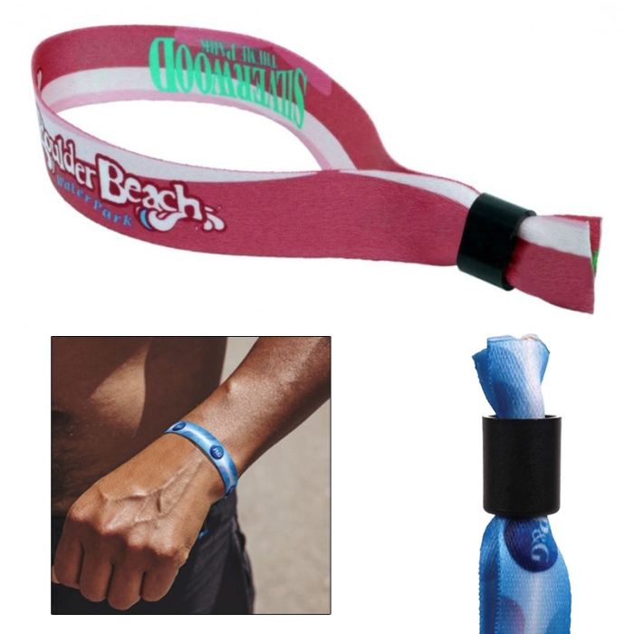 Promotional 3/4 Inch Wide One Time Use Wrist Bands