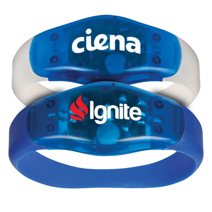 Promotional Logo Safety Light Wristbands