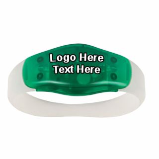 Logo Safety Light Wristbands