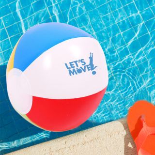 6 Inch Multi Colored Beach Balls