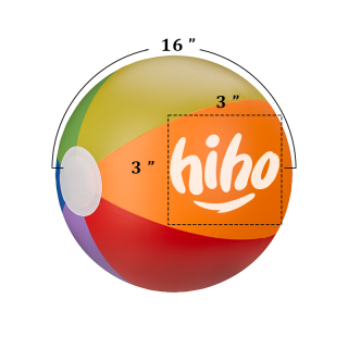 16 Inch Rainbow Beach Balls