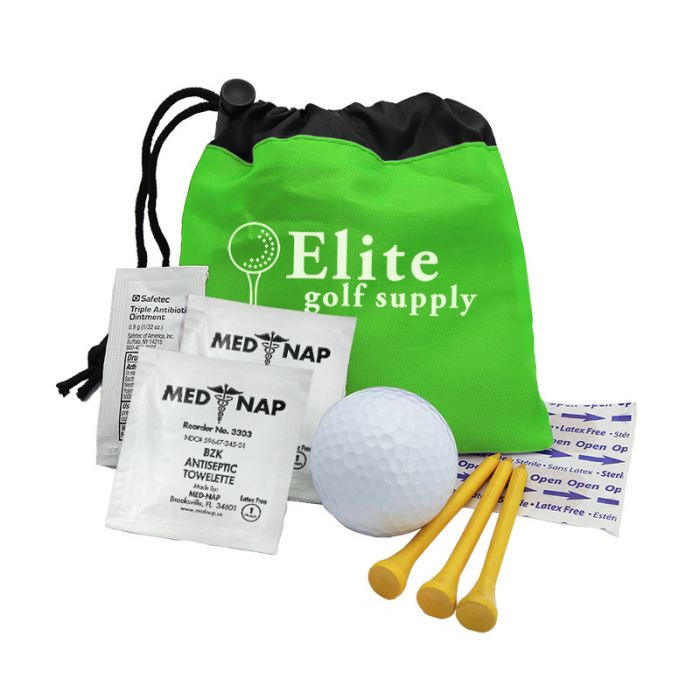 Custom Imprinted Cinch Tote Golf Kits