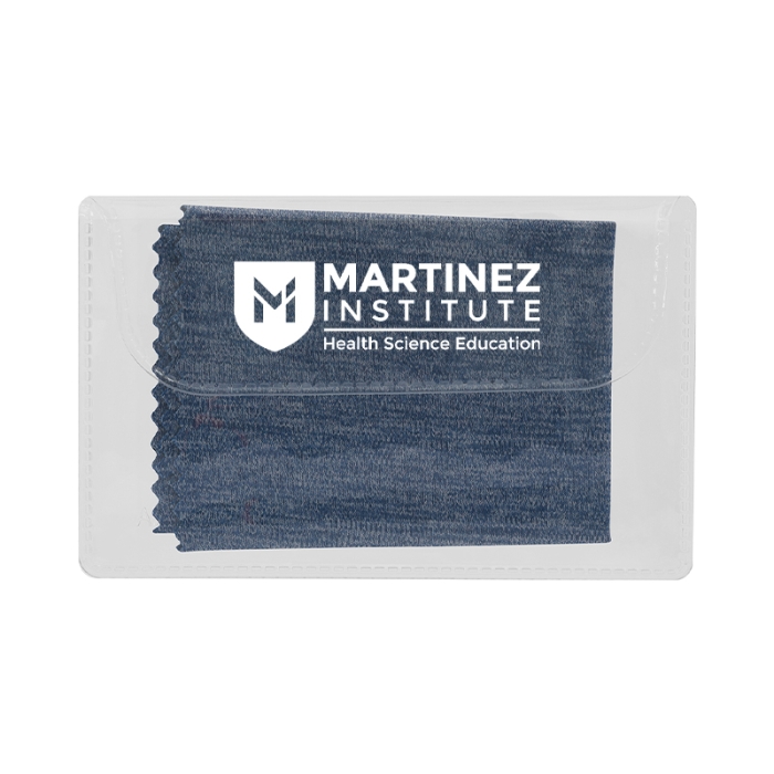 Promotional Heathered Cleaning Cloths In Case