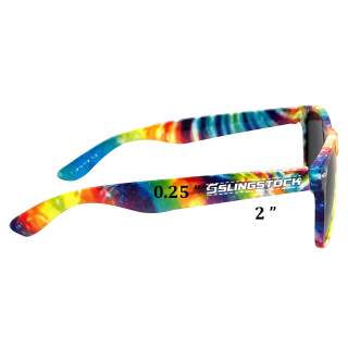Tie-Dye Malibu Sunglasses