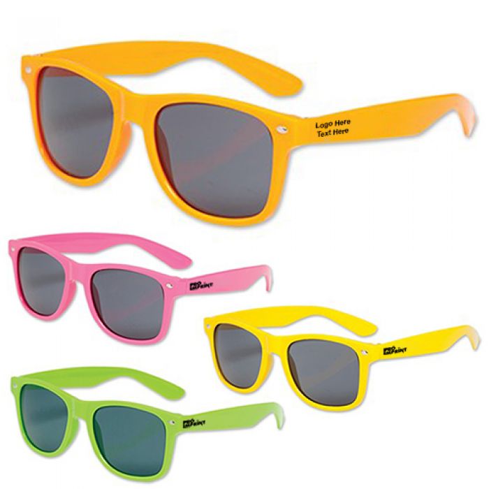 Promotional Assorted Neon Color Oahu Sunglasses