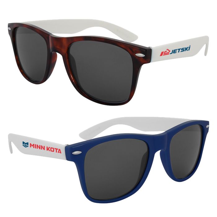 Promotional Colorblock Malibu Sunglasses