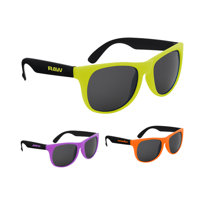 Promotional Kapowski Rubberized Sunglasses