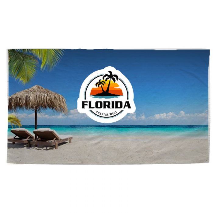 35x60 Inch Custom Imprinted Beach Towels