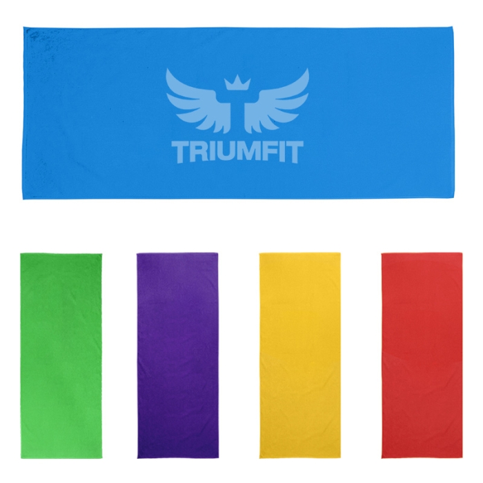 Custom 30 x 60 Inch Velour Beach Towels