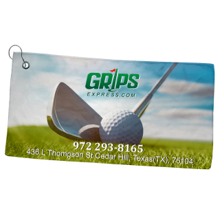 Custom Dye Sublimated Golf Towels