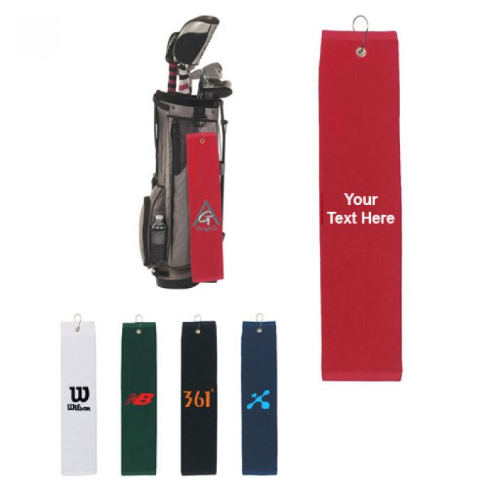 Custom Folded Golf Towels