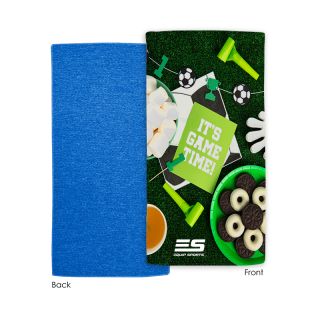 Printed 12x24 Inch Dye Sublimated Microfiber Towels