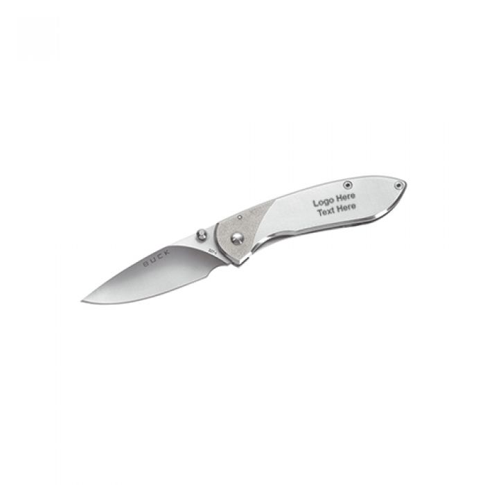 Custom Engraved Buck Nobleman Linerlock Knives
