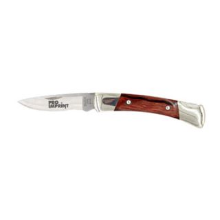 Engraved Buck Prince Lockback Folding Knives