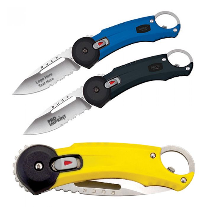 Custom Engraved Redpoint Folding Lockback Buck Knives