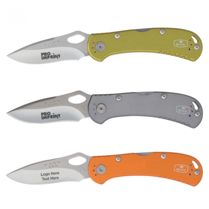 Custom Engraved Spitfire Buck Knives