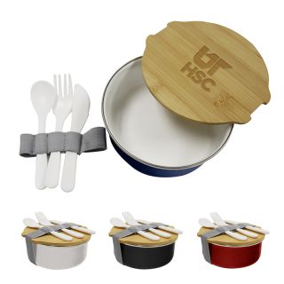 Printed Campfire Circle Bento Boxes