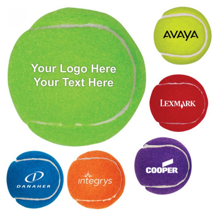 Promotional Synthetic Tennis Balls - 6 Colors