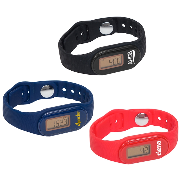 Custom Tap 'N Read Fitness Tracker Pedometer Watches