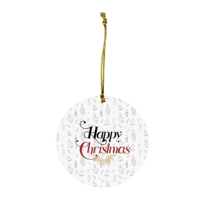 Custom Imprinted Acrylic Circle Ornaments