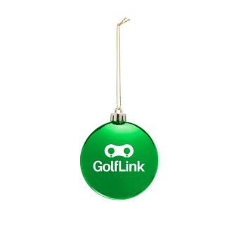 Chrome Round Disk Ornaments