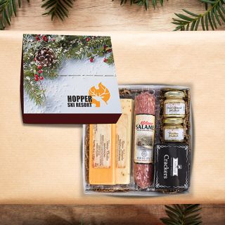 Deluxe Charcuterie Gourmet Meat & Cheese Set Chairman...