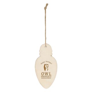 Wood Ornaments - Bulb