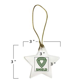 Printed Acrylic Star Ornaments