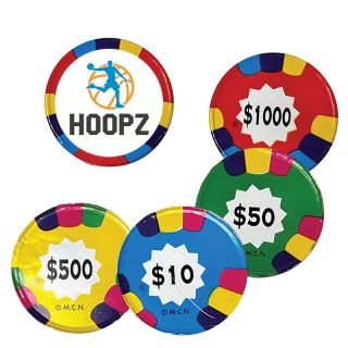 Printed Chocolate Poker Chips
