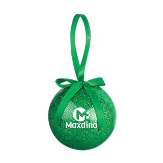 Printed Glitter Ornaments