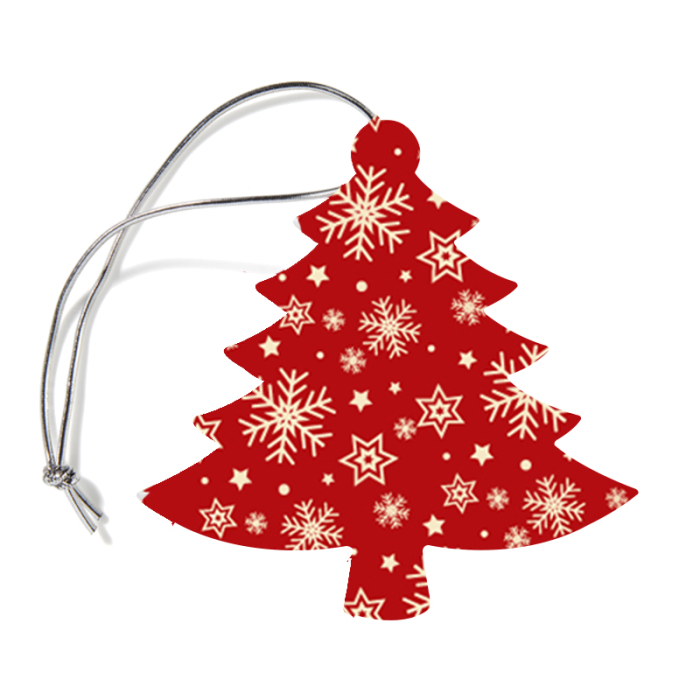 Custom Tree Shaped USA Made Acrylic Ornaments