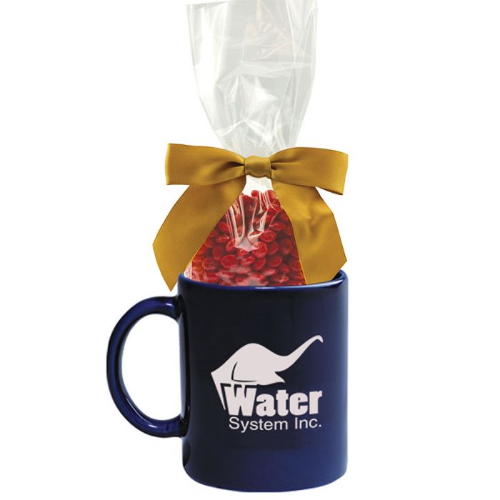 Personalized Ceramic Gift Mugs with Jelly Bean, Gum Candy