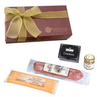 Charcuterie Gourmet Meat and Cheese Sampler Gift...