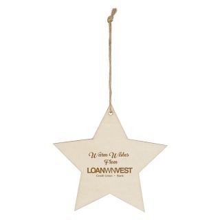 Wood Ornaments - Star