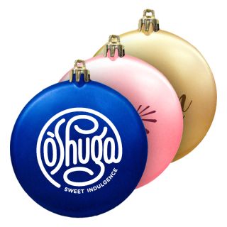 3 Inch Satin Finish Flat Shatterproof Ornaments