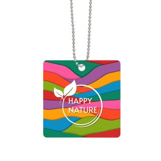 Acrylic Charms with Chain - Square