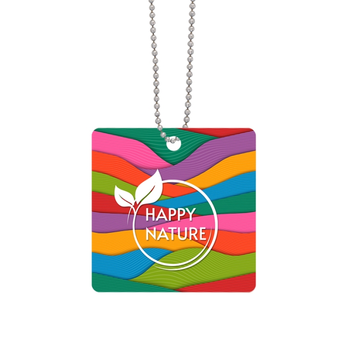 Custom Acrylic Charms with Chain - Square