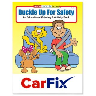 Buckle Up For Safety Coloring Books